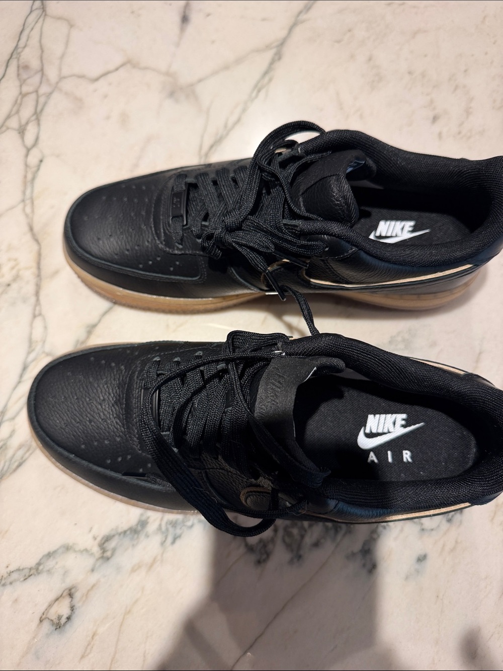 Nike Air Women's Black Gum Athletic Shoes